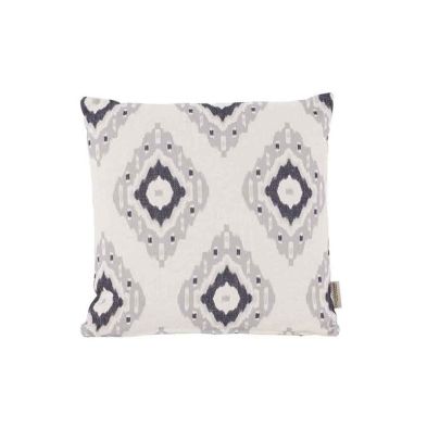Scatter Cushion Square - Grey Ikat